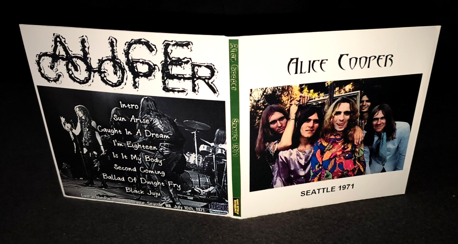 Alice Cooper Seattle 1971 Gate Fold CD Package NEW