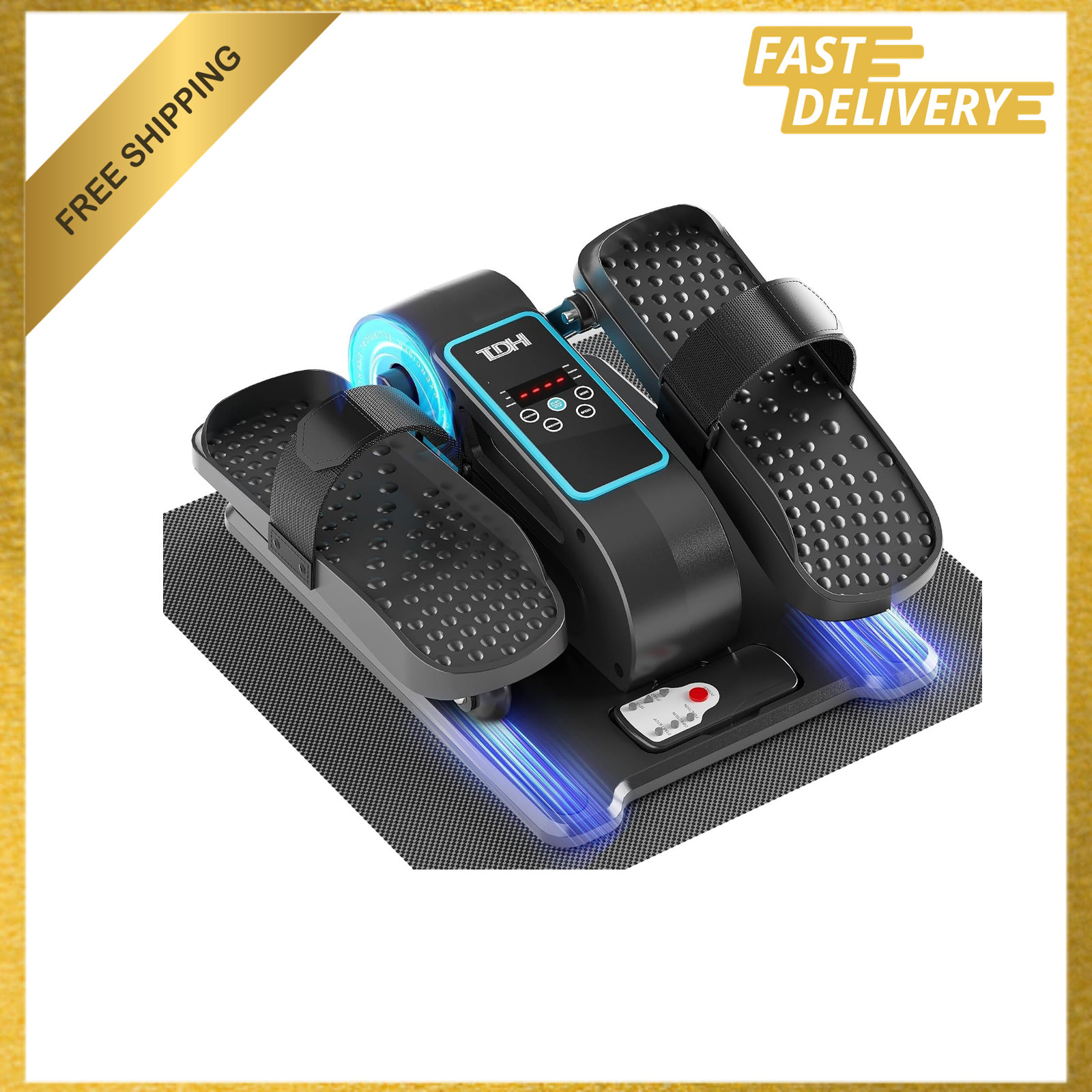 Under Desk Elliptical Machine, Electric Leg Exerciser for Seniors Adults