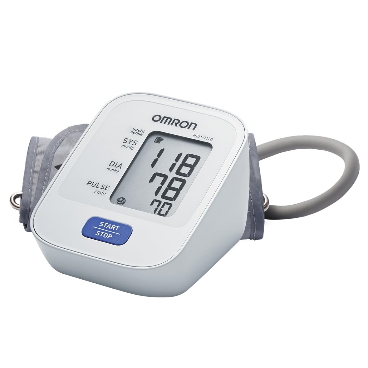 Omron HEM 7120 Upper Arm Blood Pressure Monitor Digital BP Machine Cuff