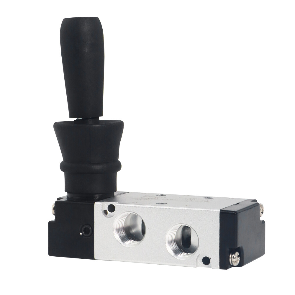 4H210-08 5 Ways 2 Position Pneumatic Mechincal Hand Lever Valve US Stock 1/4NPT