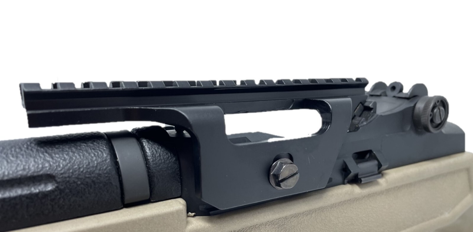 Scope Optics Mount, Low Profile, Aluminum, For A Model M1 .308 Rifle (black))