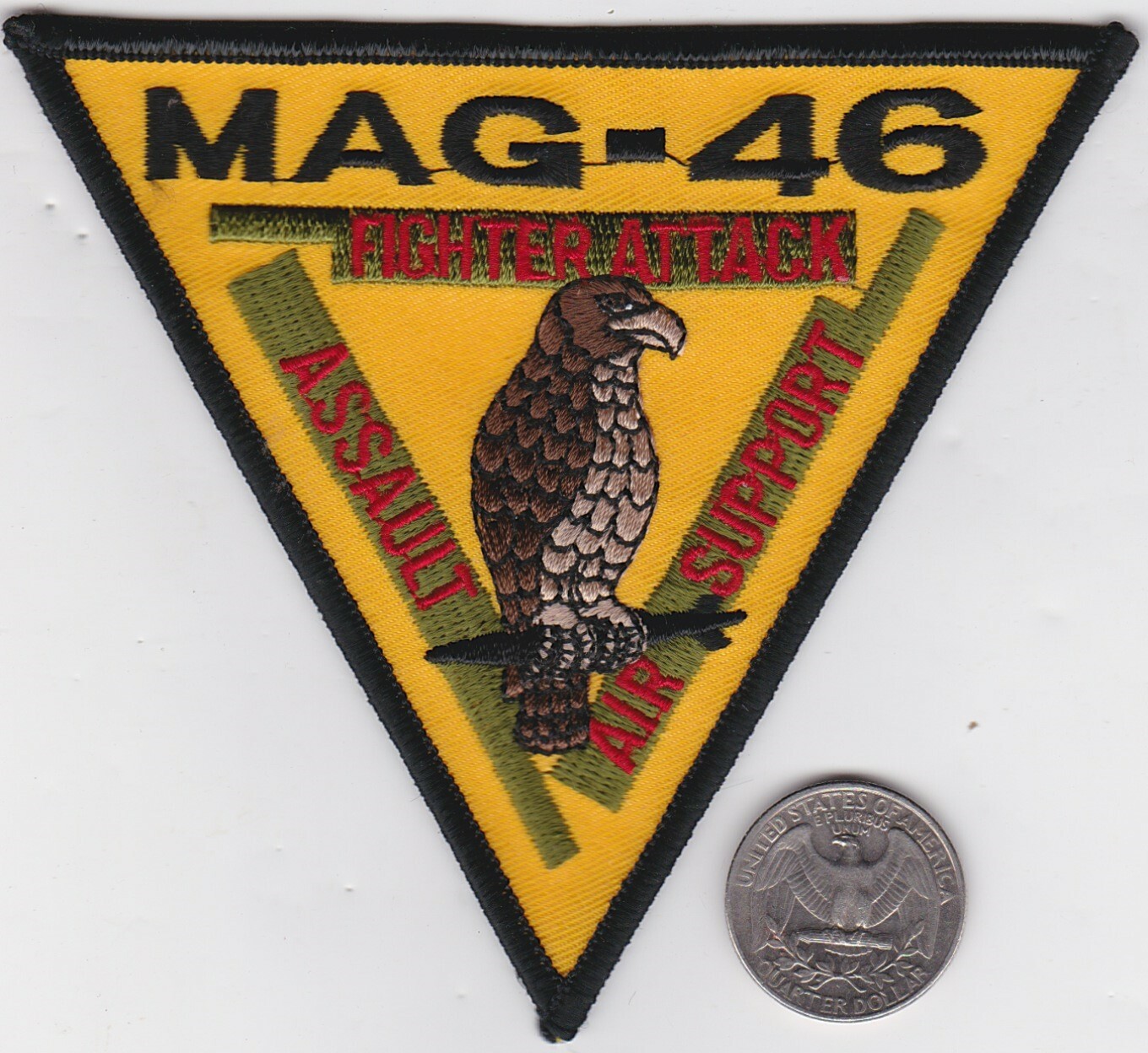 US MARINE CORPS Naval Aviation Marine Aircraft Group Squadron Patch MAG-46 USMC