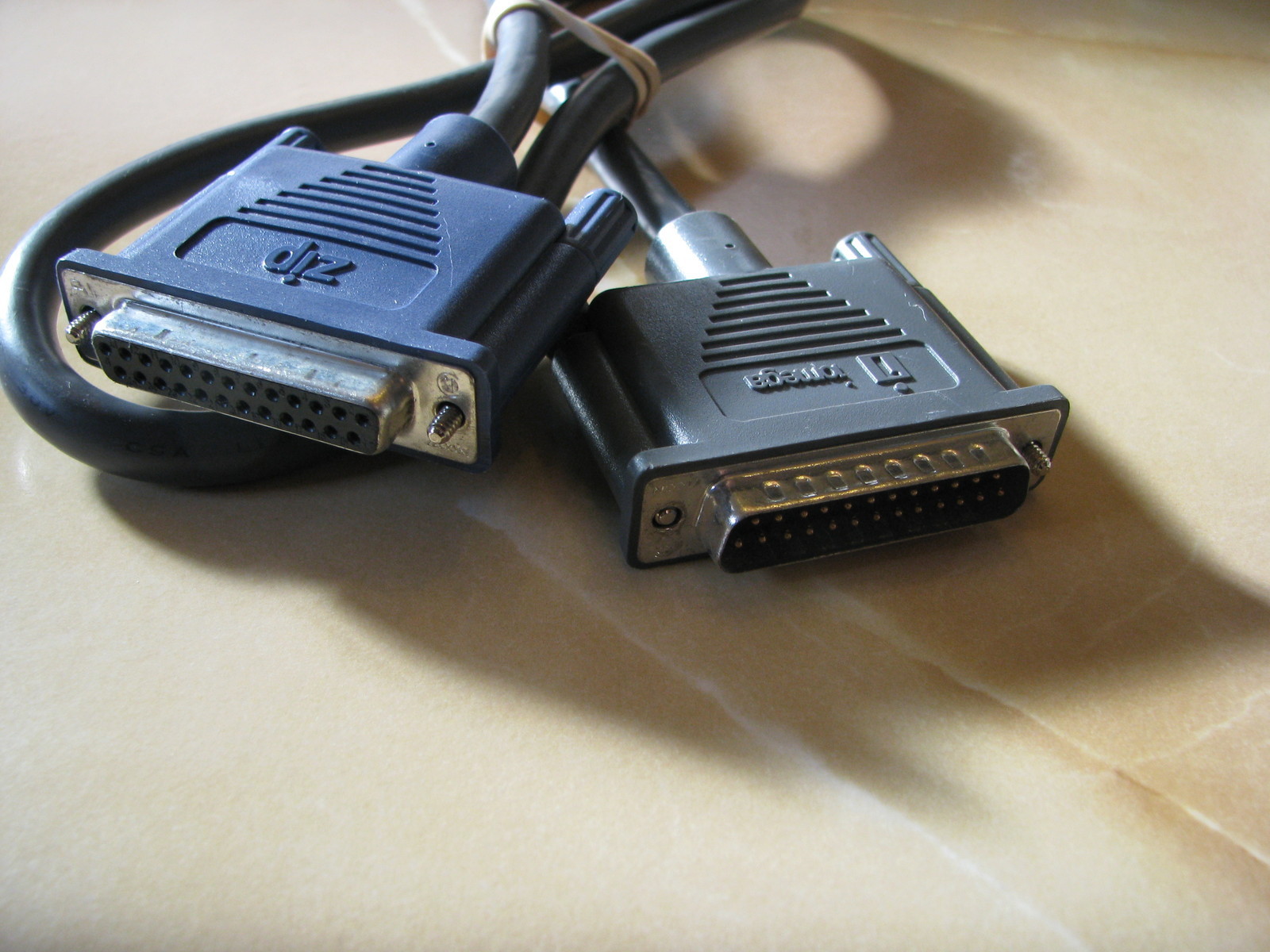 ORIGINAL Iomega Parallel Cable 25 Pin DB25 M to F ZIP Drive Z100P Z100P2 Z250P