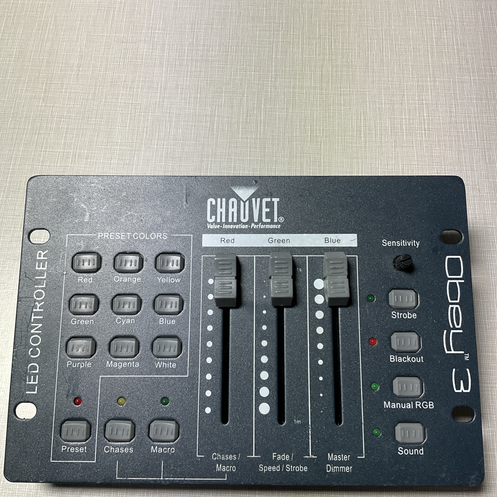 Chauvet DJ Obey 3-Channel DMX Lighting Controller - USED / Untested