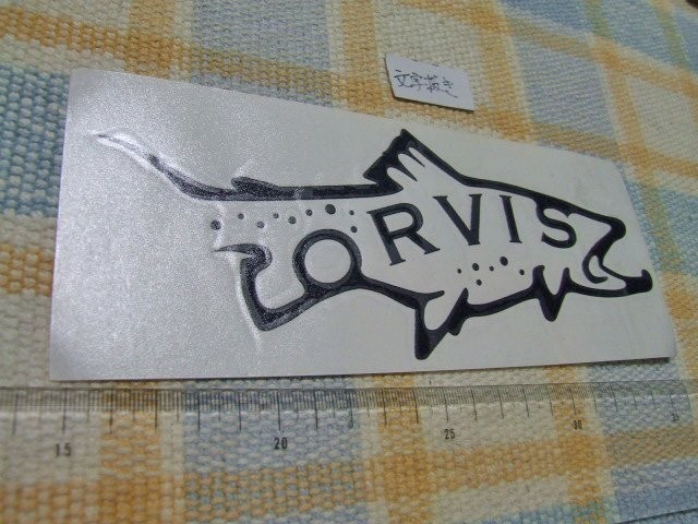 Orvis / Orvis / Letter Pattern Cutout / Transfer / Sticker / Seal Fly Fishing
