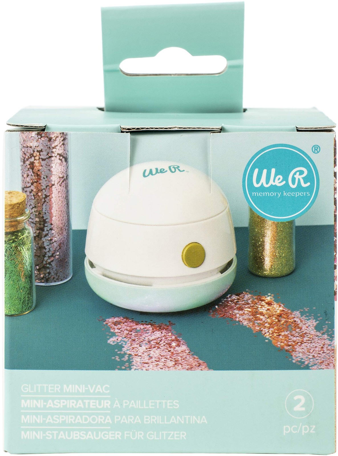We R Makers Mini Glitter Vac, Cleans Glitter, Powder, Easy to Use, USB Chargi...