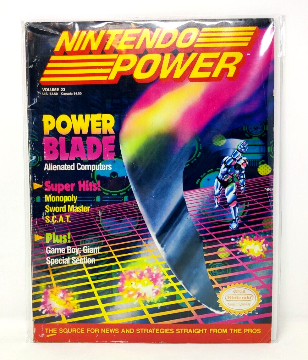 Nintendo Power - Volume 23 - Power Blade w/ Poster & Insert *No Players Poll*