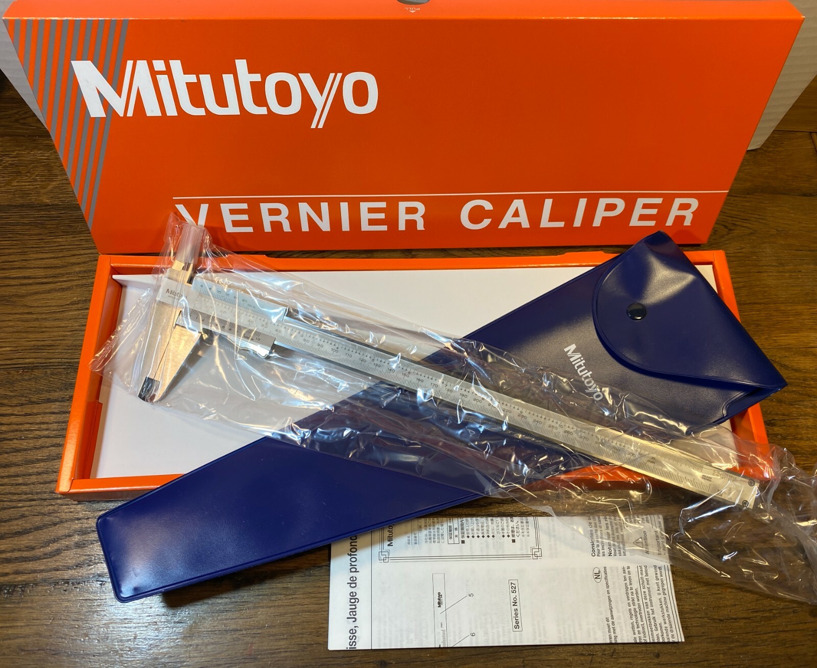 Mitutoyo 531-112 Dual Vernier Caliper, Stainless Steel INCH & METRIC 0-12" Range