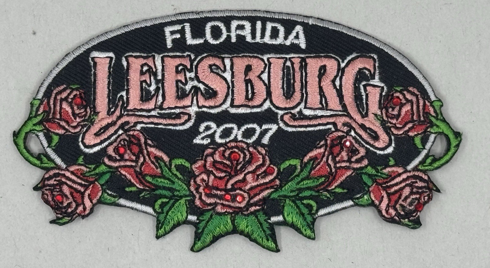 PATCH - Leesburg Bikefest Florida Motorcycle Rally 2005 vest cuts NEW