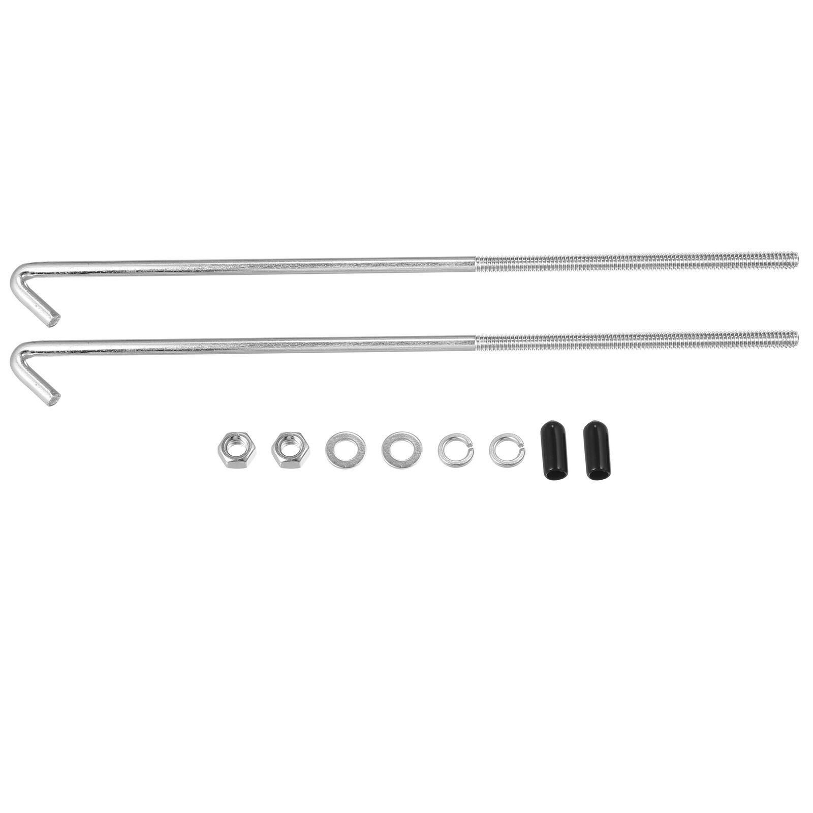 Car Battery Hold Down Tie Down Mount Bracket w/ Hook Bolt Kits Car Replacement