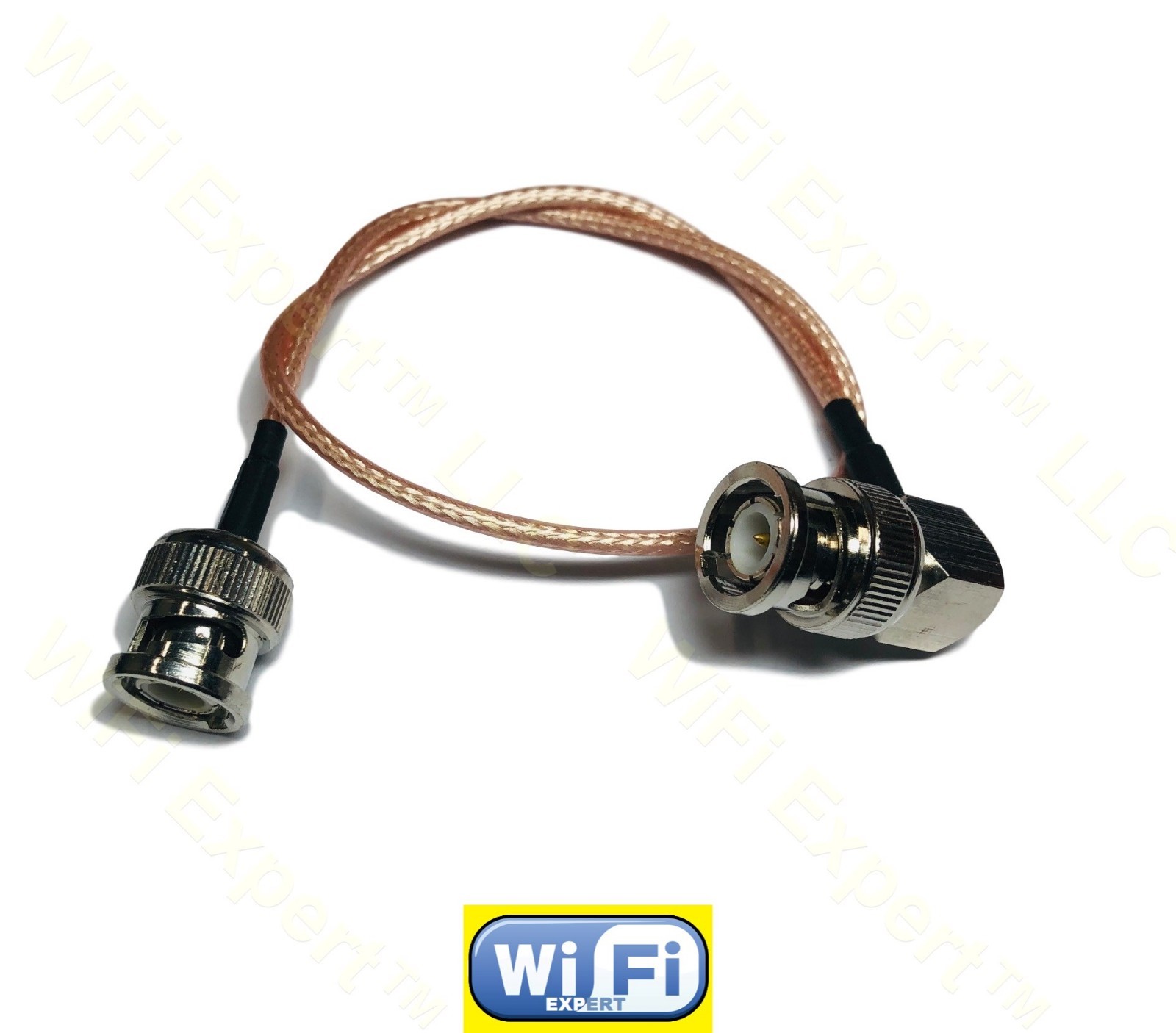 RG316 BNC MALE PLUG to BNC MALE RIGHT ANGLE Coaxial RF Cable ships from USA