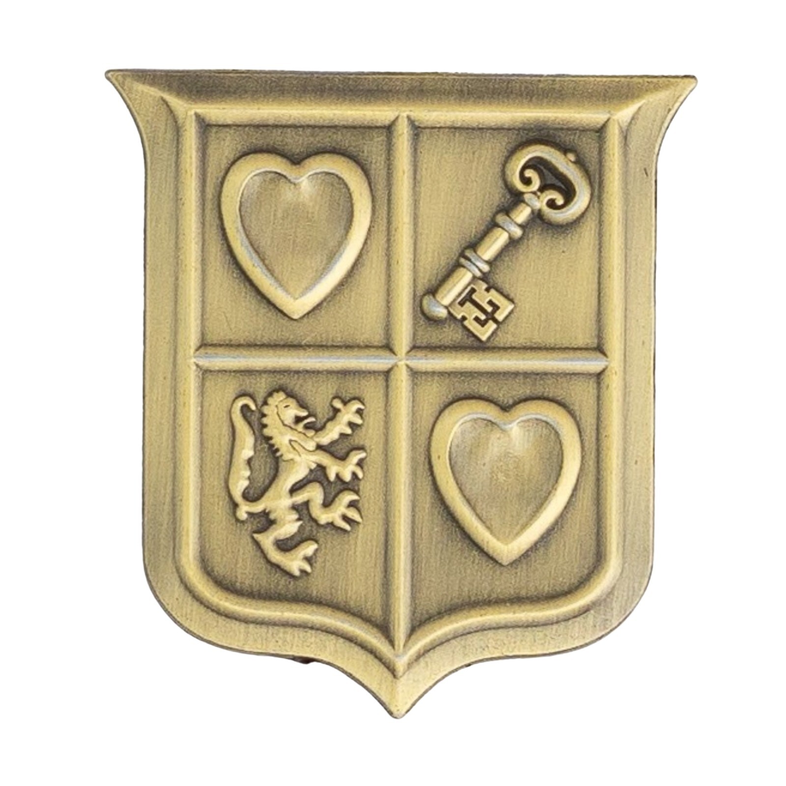 Legend of Zelda NES Game Crest Cover Pin Video Game Brooch Label Nintendo Link