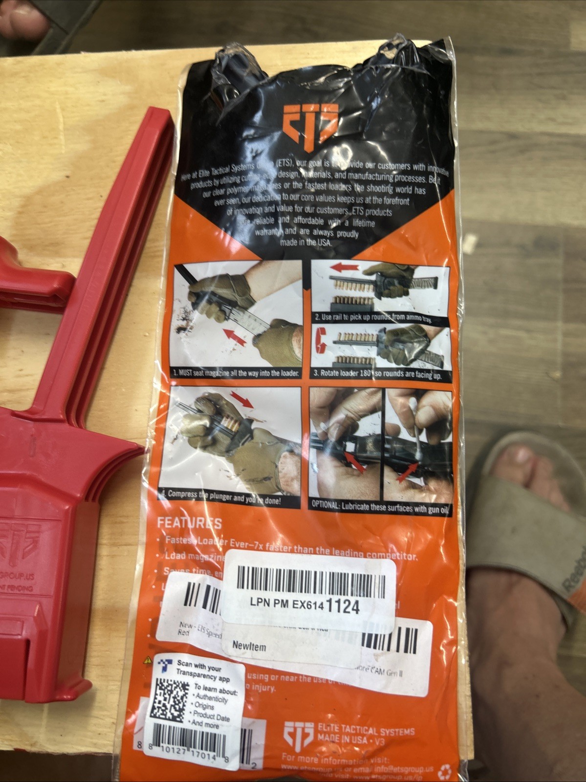 ETS Universal Speedloader Loader 9MM/.40 Caliber Elite Tactical Systems