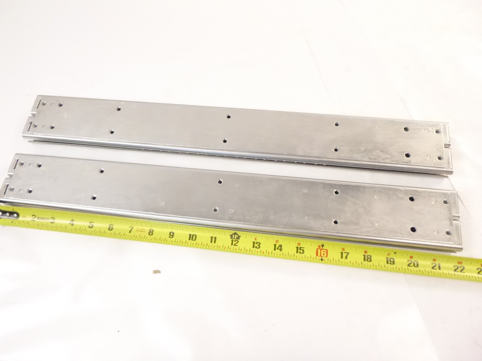 Pair Lamp Drawer Slides ESR5-22 Side Mount 3/4 Extension Ball Bearing Stainless