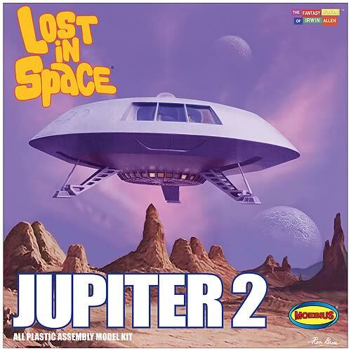 Moebius 913 TV 'Lost in Space' Jupiter 2 Spaceship 1/35 Scale Model