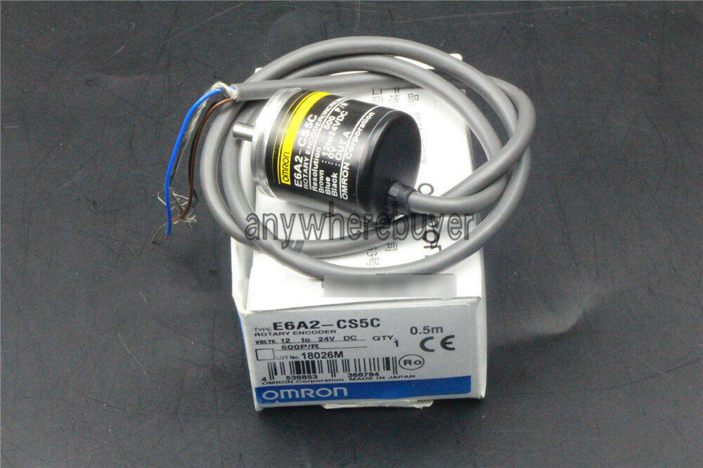 1PCS New OMRON E6A2CS5C E6A2-CS5C 500P/R Rotary Encoder