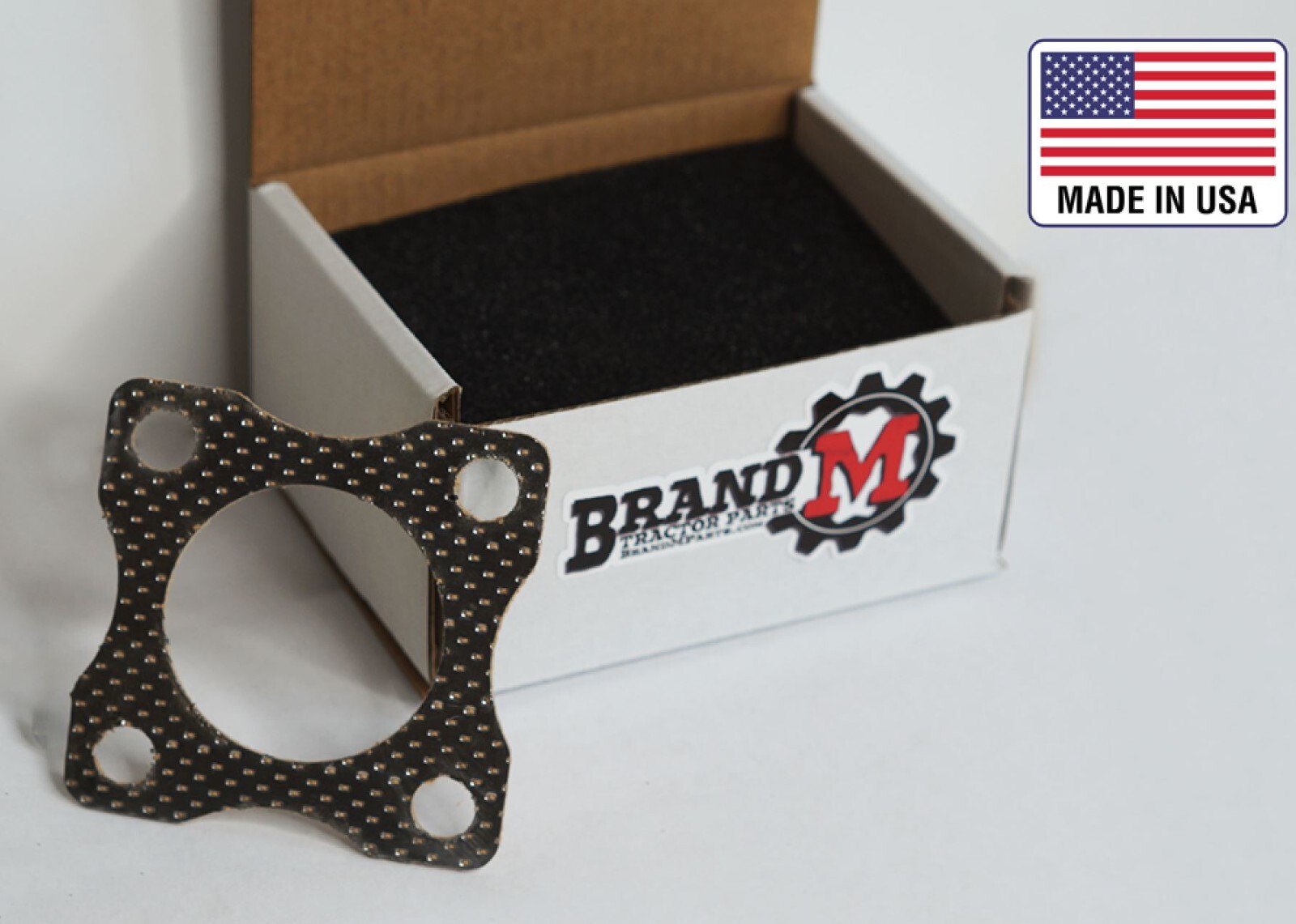Exhaust Muffler Gasket Fits Yanmar Tractor YM1500, YM1700, YM2000, YM336 +...