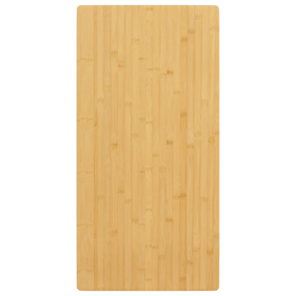 Table Top Natural Bamboo Medium Rounded Corners Surface