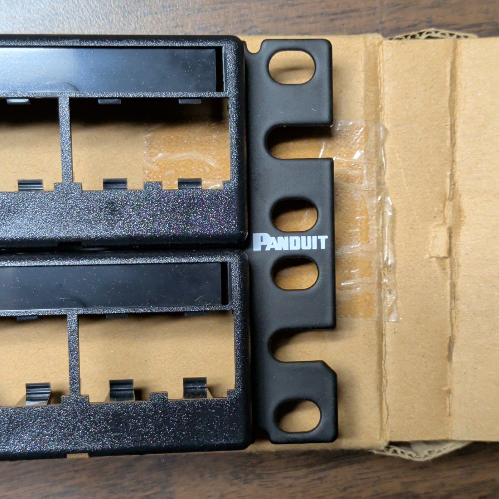 Panduit Mini-Com CPPL48WBLY 48-Port Modular Patch Panel 2U 19" Snap-In Black