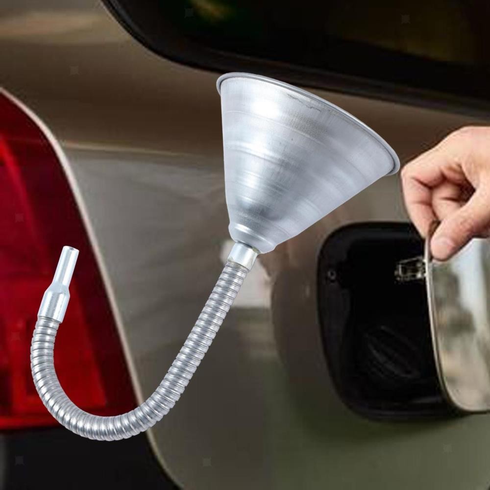 Oil Funnel Bendable Spout Funnel Flexible Pipe Long Neck Oil Funnel @
