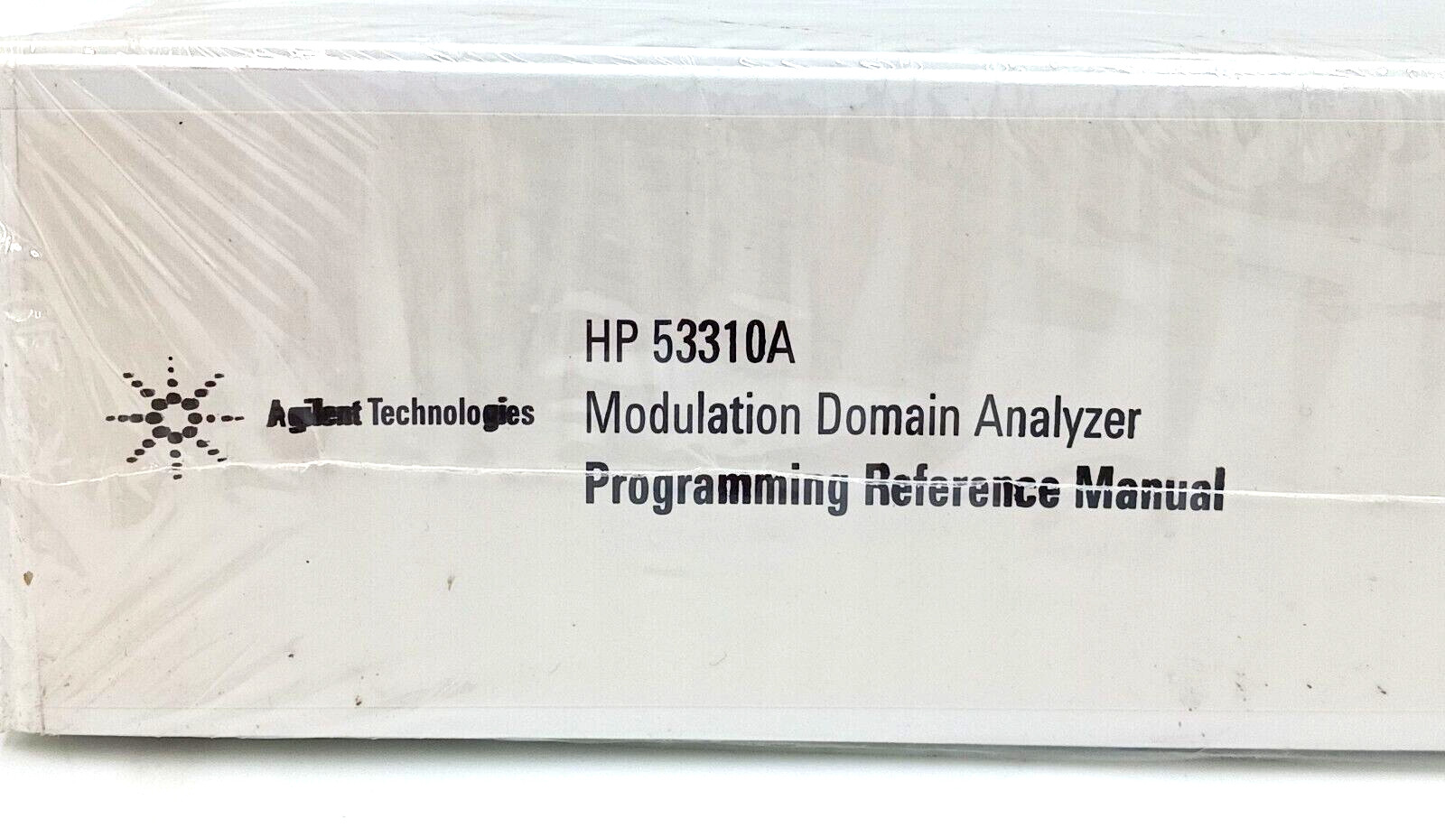 Agilent Technologies Programming Manual HP 53310A Modulation Domain Analyzer