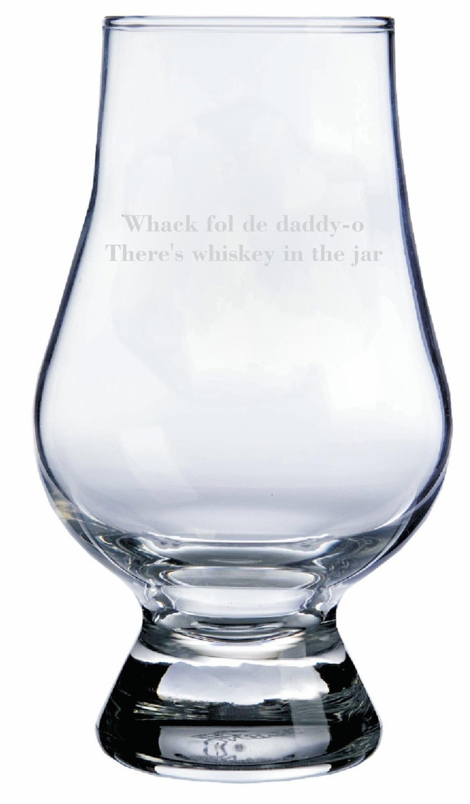 GLENCAIRN Whiskey In The Jar Quote Whisky Glass