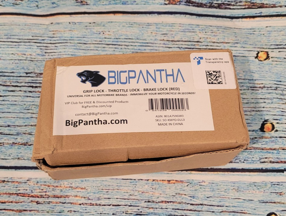 BigPantha Motorcycle/ATV Grip Lock Heavy Duty Handlebar Throttle Brake Security