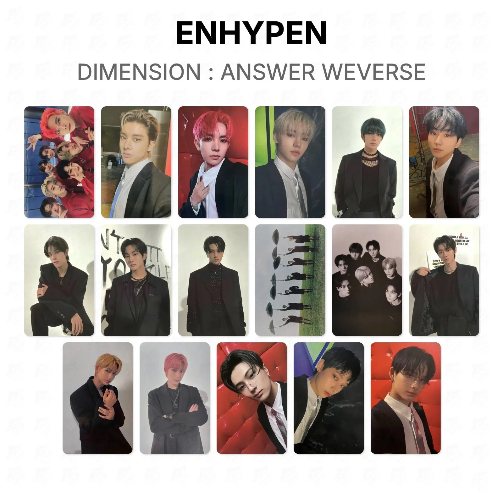 ENHYPEN Dimension : Answer Weverse Official Photocard KPOP Special Gift