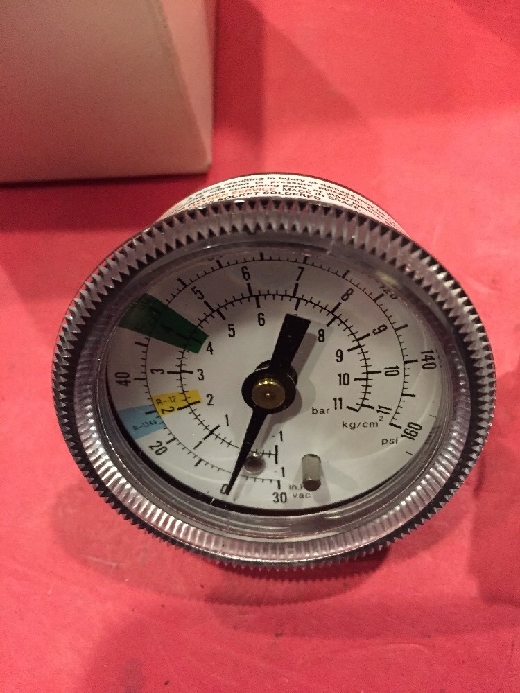 Quincy - GAUGE,PRESSURE,SUCTION 30" VAC-160PSI Air Compressor Part GM000318 NOS