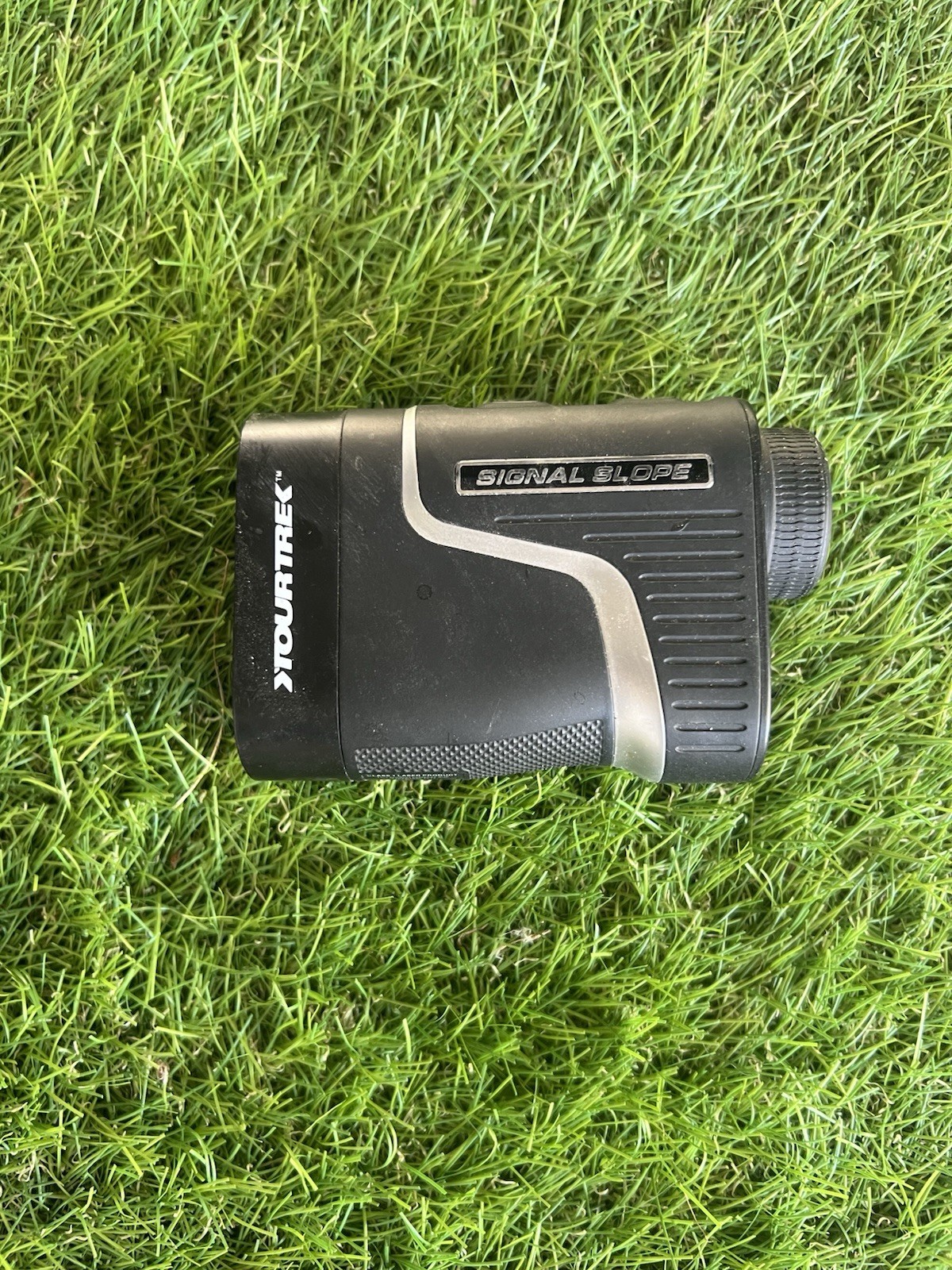 TourTrek Signal Slope Laser Rangefinder Golf Distance Yardage w/ Slope Black