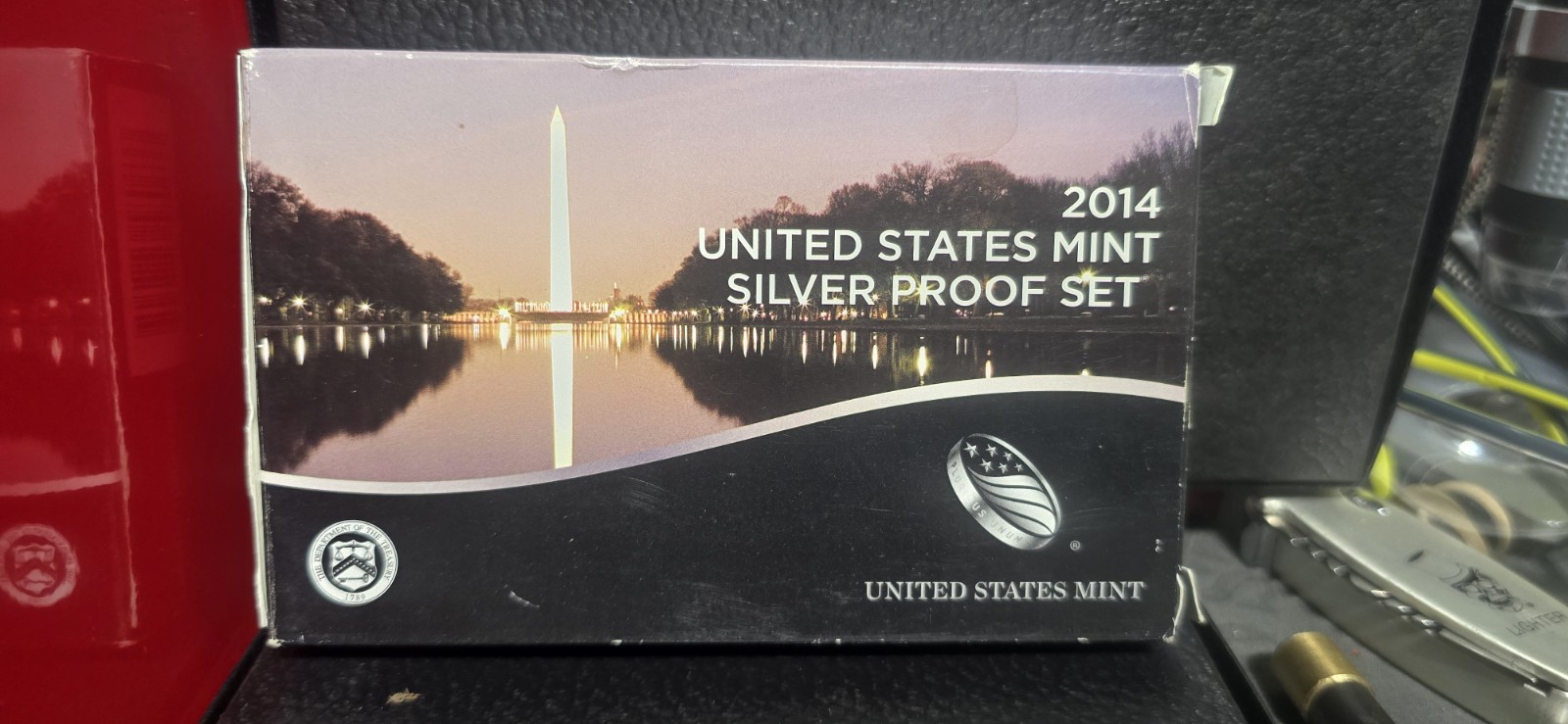 2014-S US Mint Silver Proof Set with COA & Box 14 Coins 90% United States