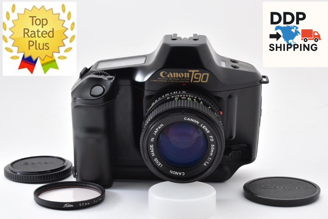 READ [ EXC+5 w/Cap ] Canon T90 Film Camera New FD NFD 50mm f1.4 Lens From JAPAN