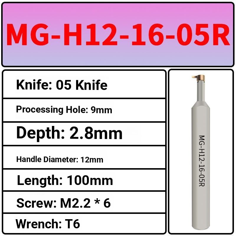 Lathe Grooving Tool Indexable Turning Tool Miniature Internal forComma insertion