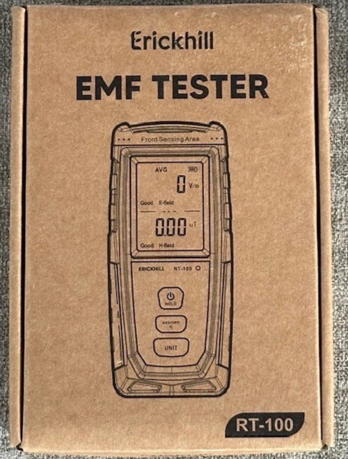 Erickhill EMF Tester RT-100 Electromagnetic Radiation Tester New