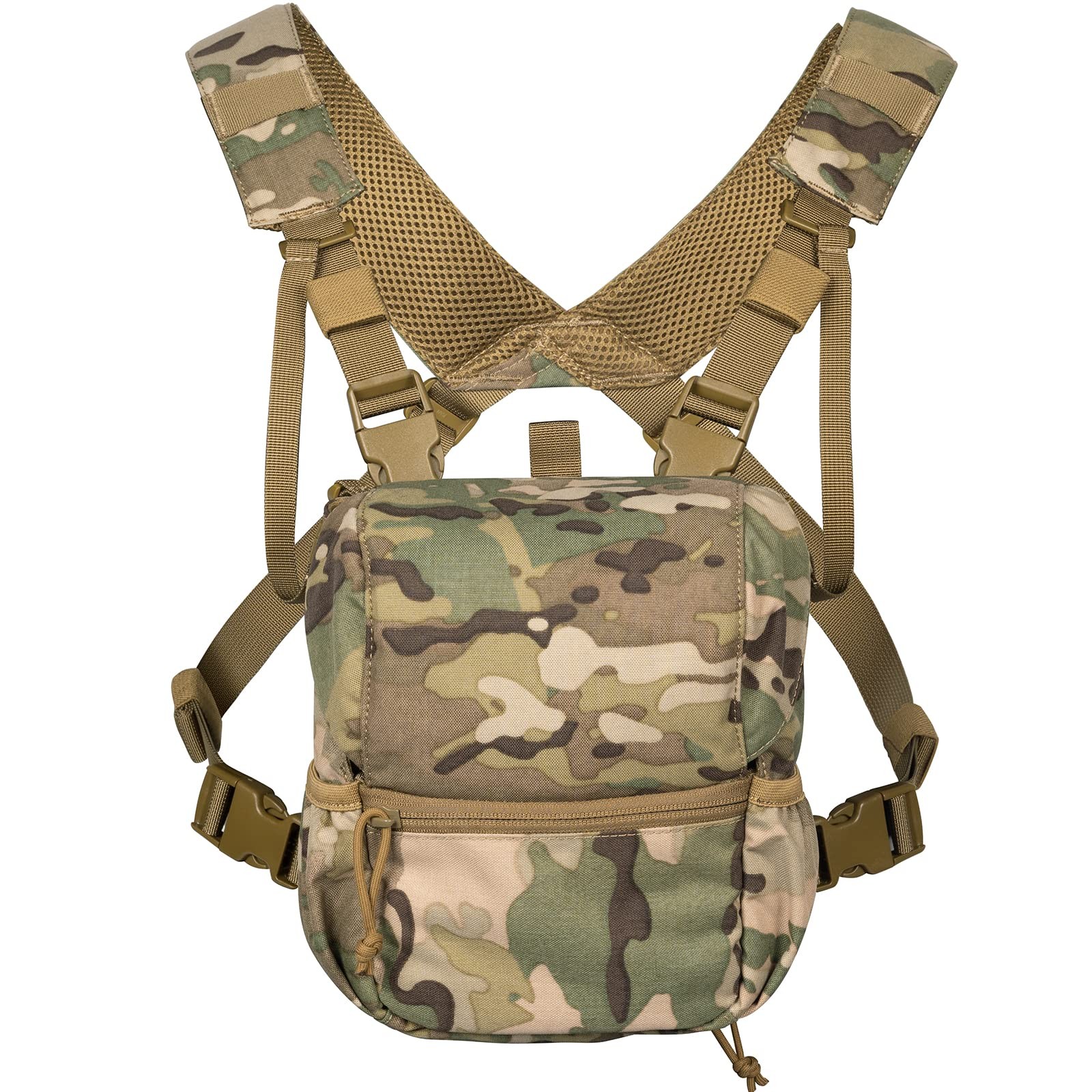 VISMIX Binocular Harness, Adjustable Harness Chest Pack Large, Camo