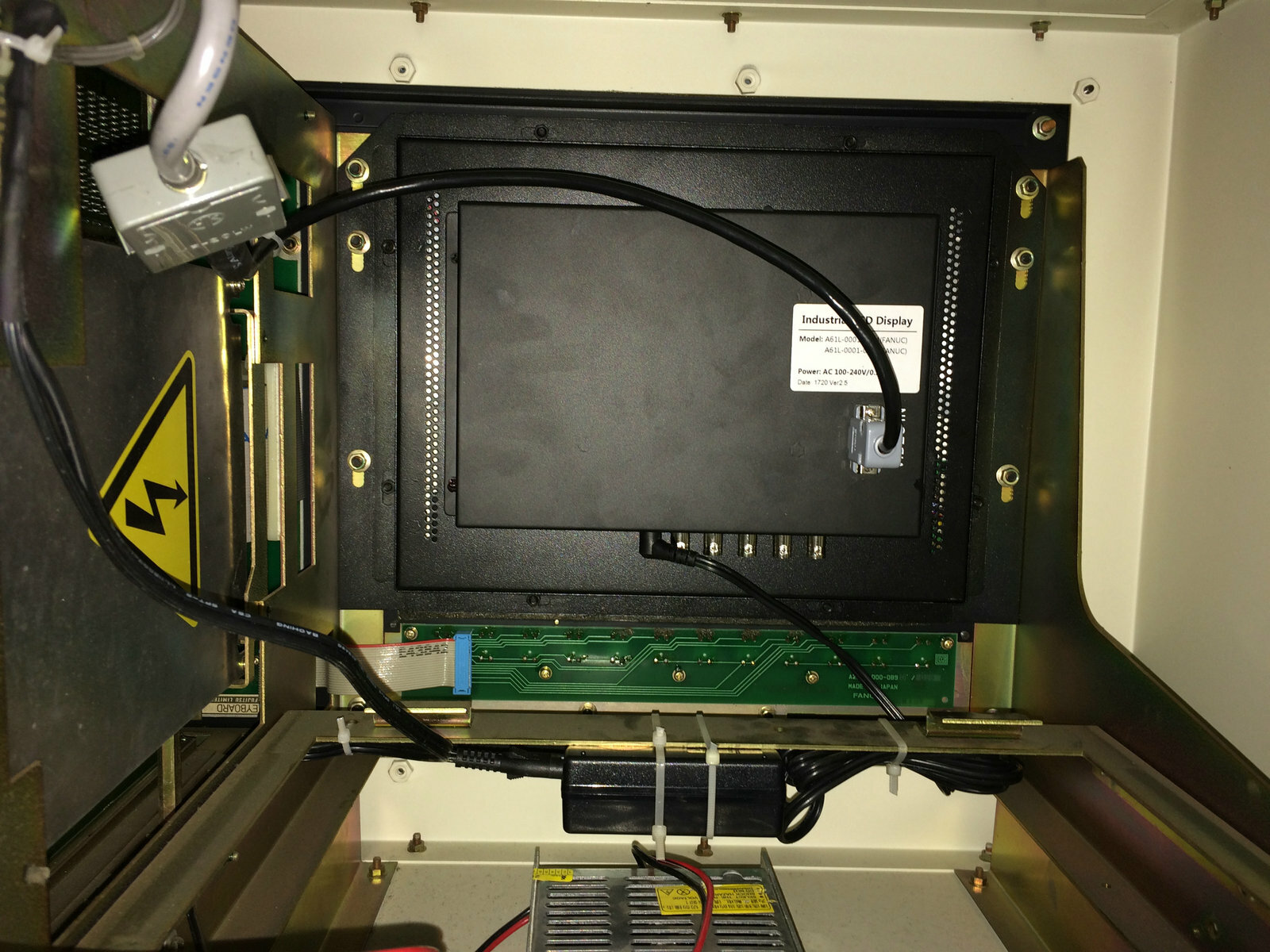 PLUG AND PLAY LCD REPLACEMENT FOR FANUC A61L-0001-0074 CRT ON 6M 6T 11M 11T