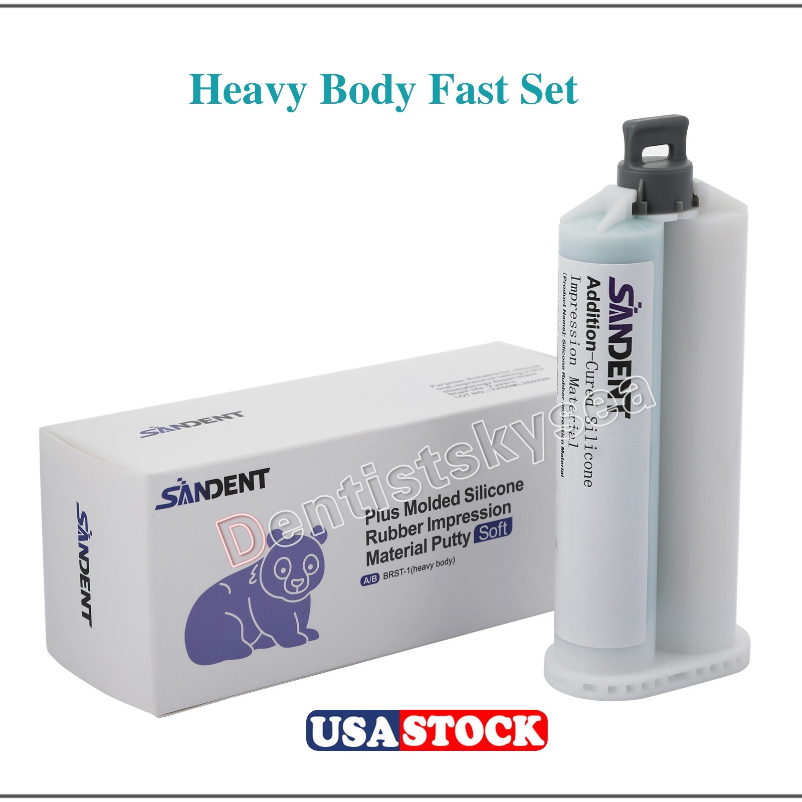 Dental Elastomeric Impression Putty Soft Silicone Material SANDENT