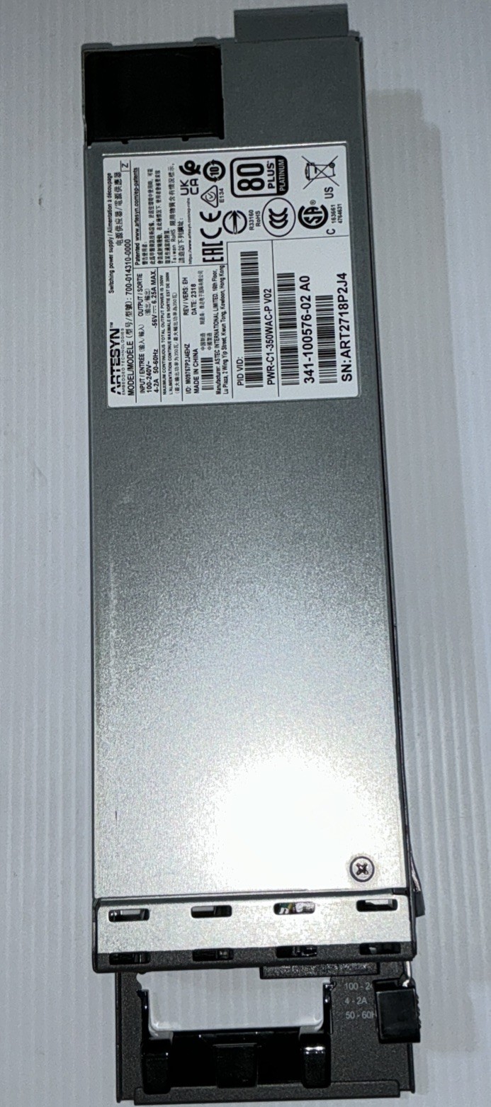 Cisco PWR-C1-350WAC-P Power Supply for Switch