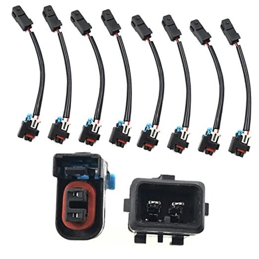 8Pcs Injector PnP Adaptors Plugs Compatible with LQ4 LQ9 4.8 5.3 6.0