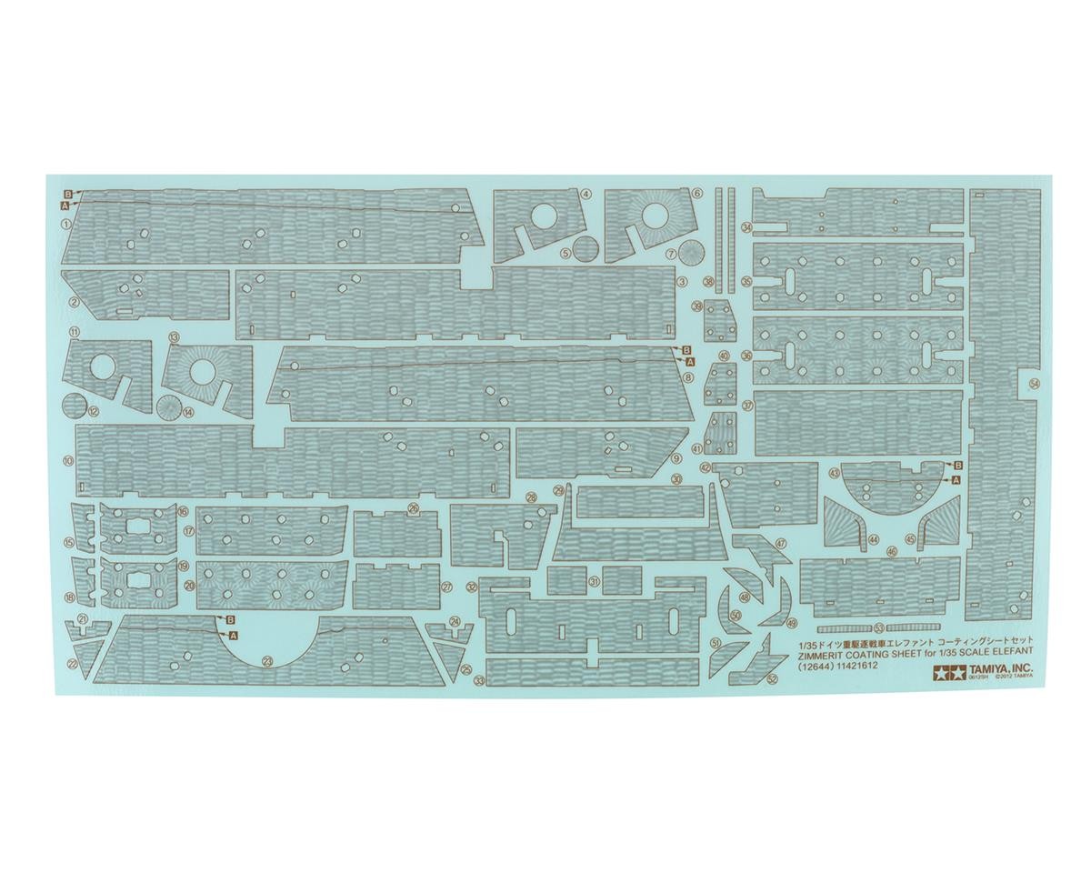 Tamiya Zimmerit Coating Sheet 1/35 Elefant [TAM12644]