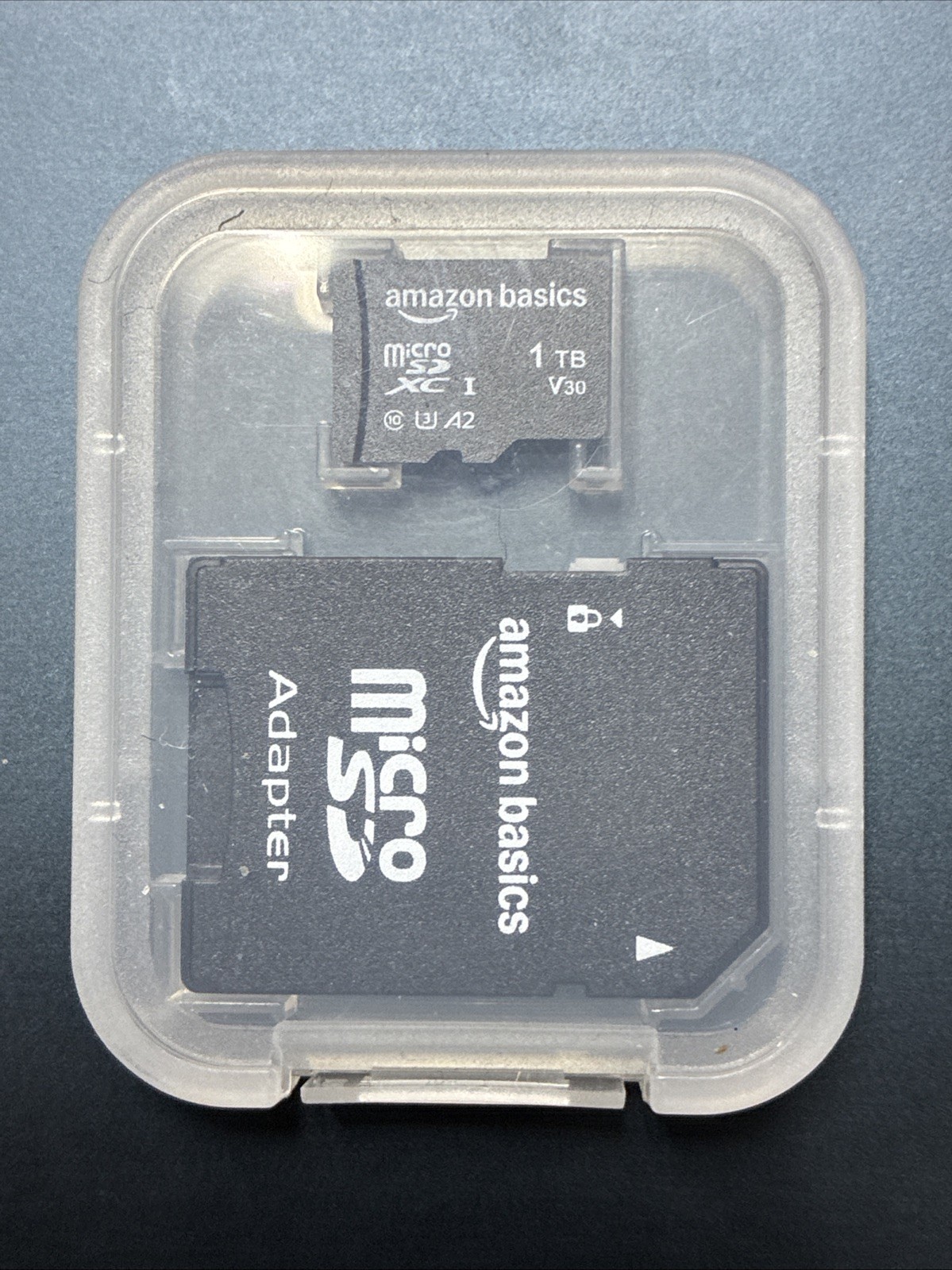 Amazon Basics microSDXC Memory Card 1TB A2 U3 Read Speed up to 100 MB/s New