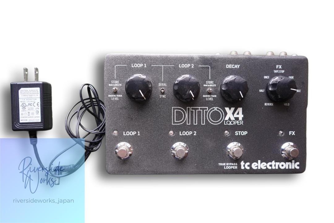 tc electronic DITTO X4 LOOPER Unit with Adapter