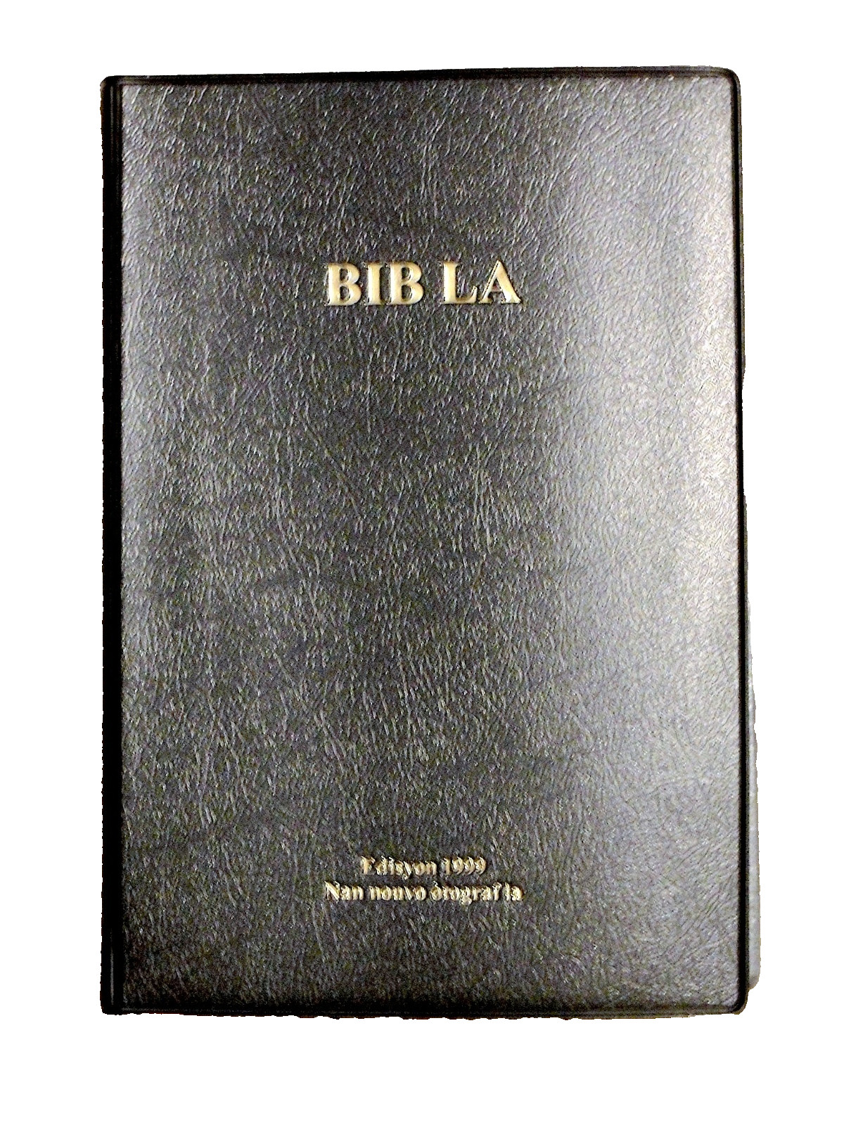 Haitian Creole Bible, Contemporary version, 1999, Black Vinyl Bible. Bib La