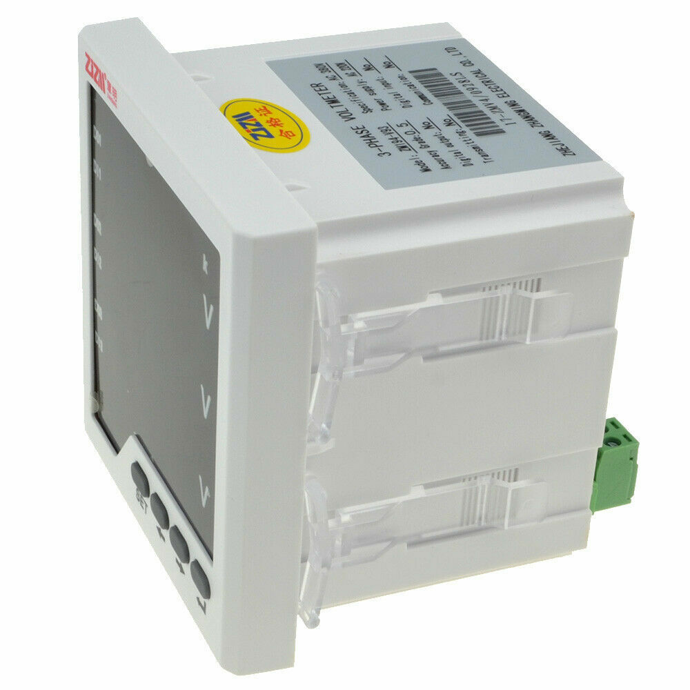 96x96mm Three-phase AC Voltage Meter Intelligent Digital Display Voltmeter