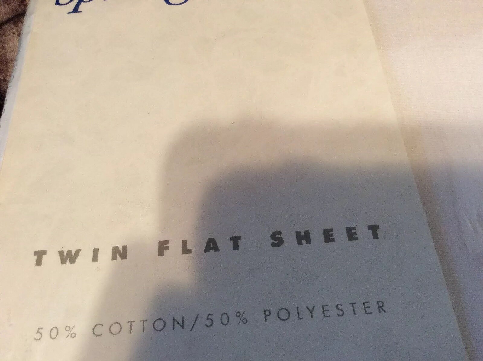 Springs Home Twin Flat Sheet White New