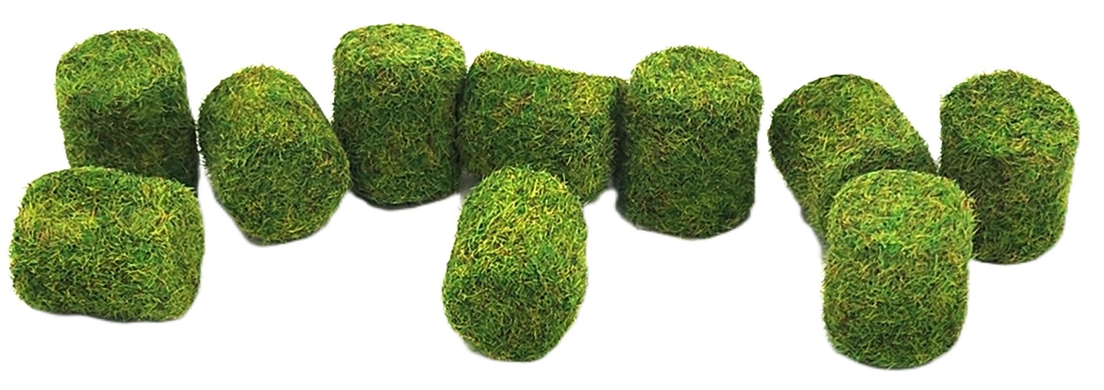 1/64 10 Pack of 1/2 Size Fresh Round Hay Bales