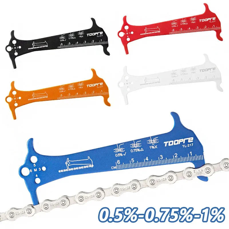Bicycle Chain Wear Indicator Tool Stainless Steel Bike Chain Gauge Checker