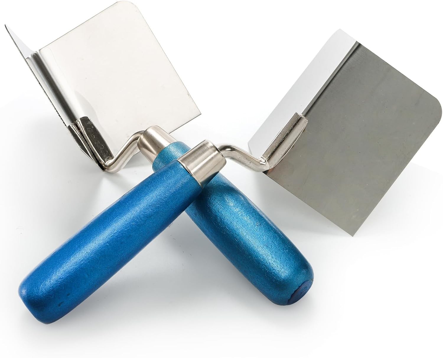 2 Pieces Drywall Corner Tool Set, Inside and Outside Corner Knife, Stainless