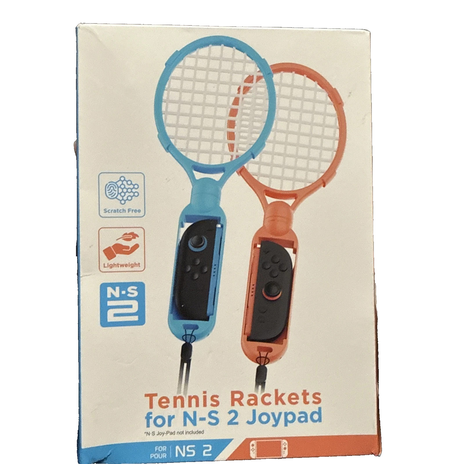 Tennis Rackets for Nintendo Switch 2 Joypad ~ New in Box