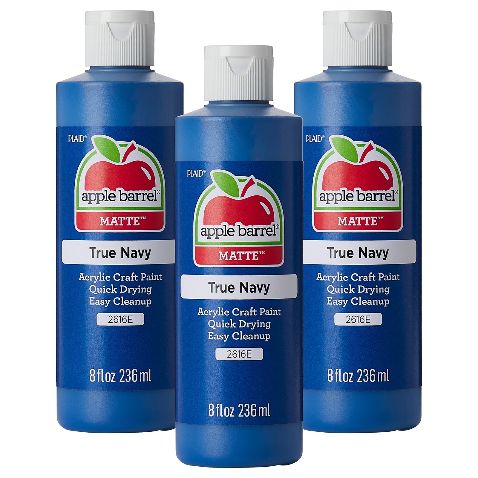 True Navy Paint Set 3 Pack 8 Fl Oz Acrylic Art supply kit wash